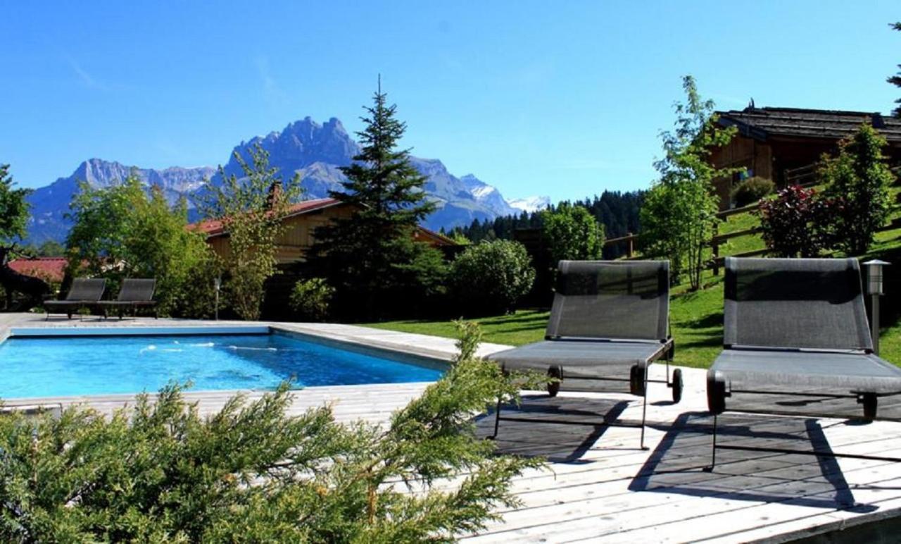 Le Cerf Amoureux Chalet Prive & Spa Sallanches Dış mekan fotoğraf